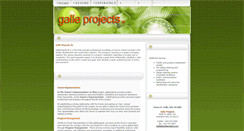 Desktop Screenshot of galleprojects.com